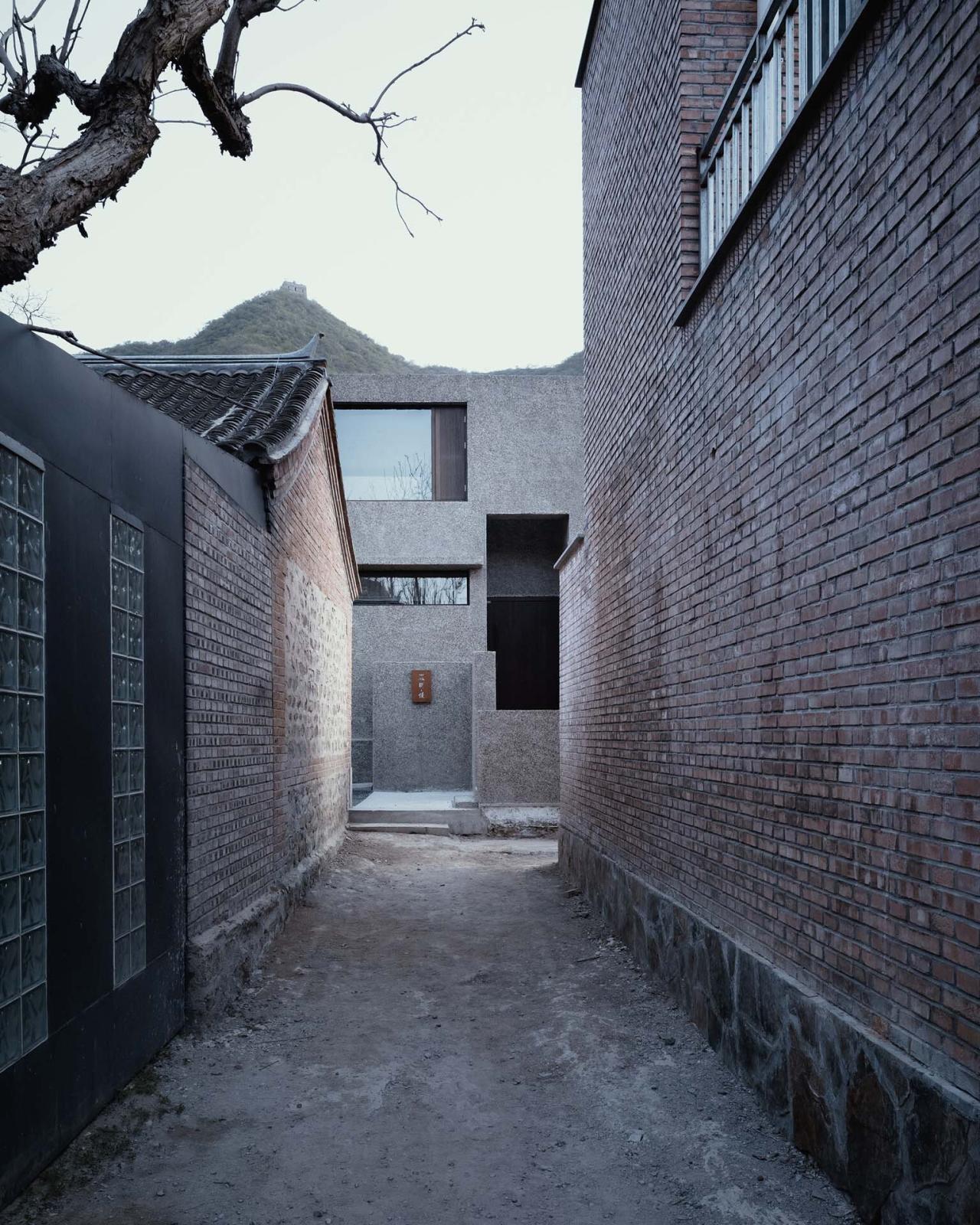 BIM建筑|一山间慢院：长城下的桥 / 叙事空间建筑事务所