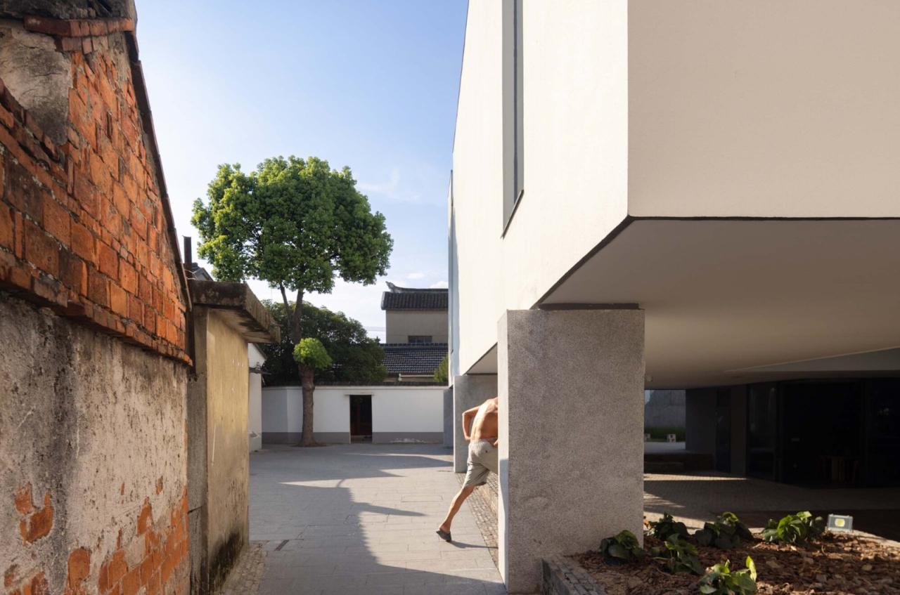 BIM建筑|八坼学镇会客厅 / 得当设计