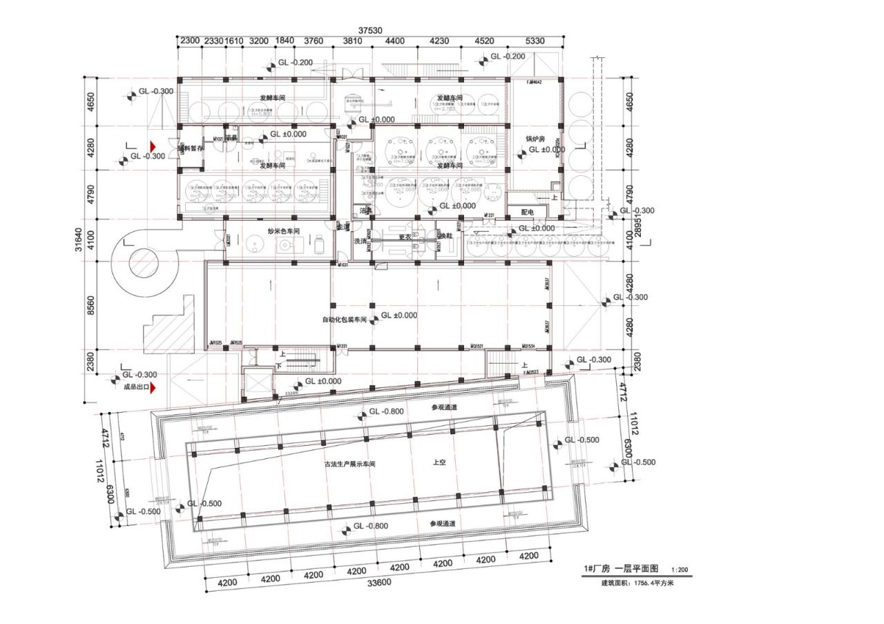 BIM建筑|永春侨新红粬醋观光工厂 / 渤岳建筑设计