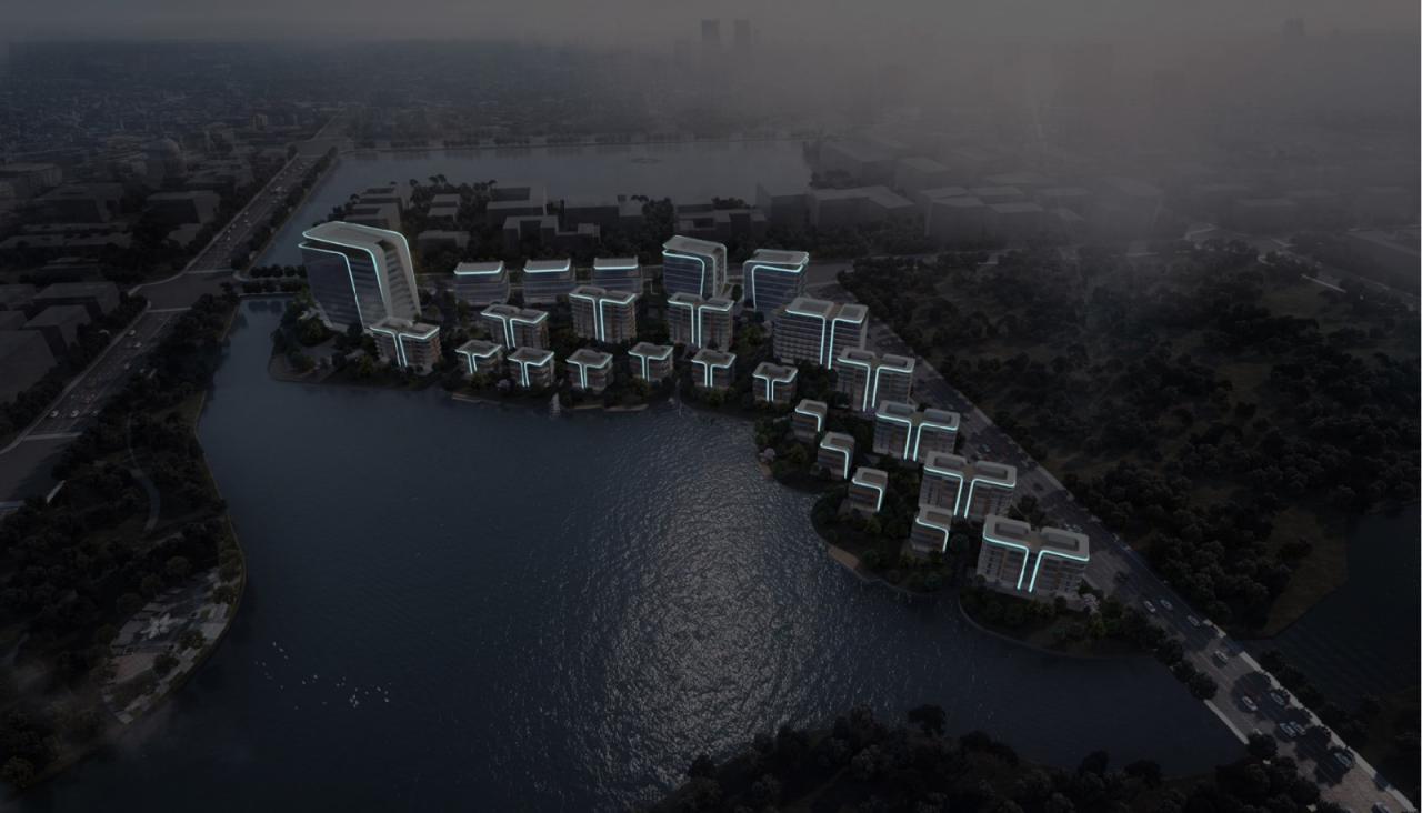 BIM建筑|长三角科大亨芯研究院：在长三角“原点”打造江南水乡式特色产业园 / 三益建筑