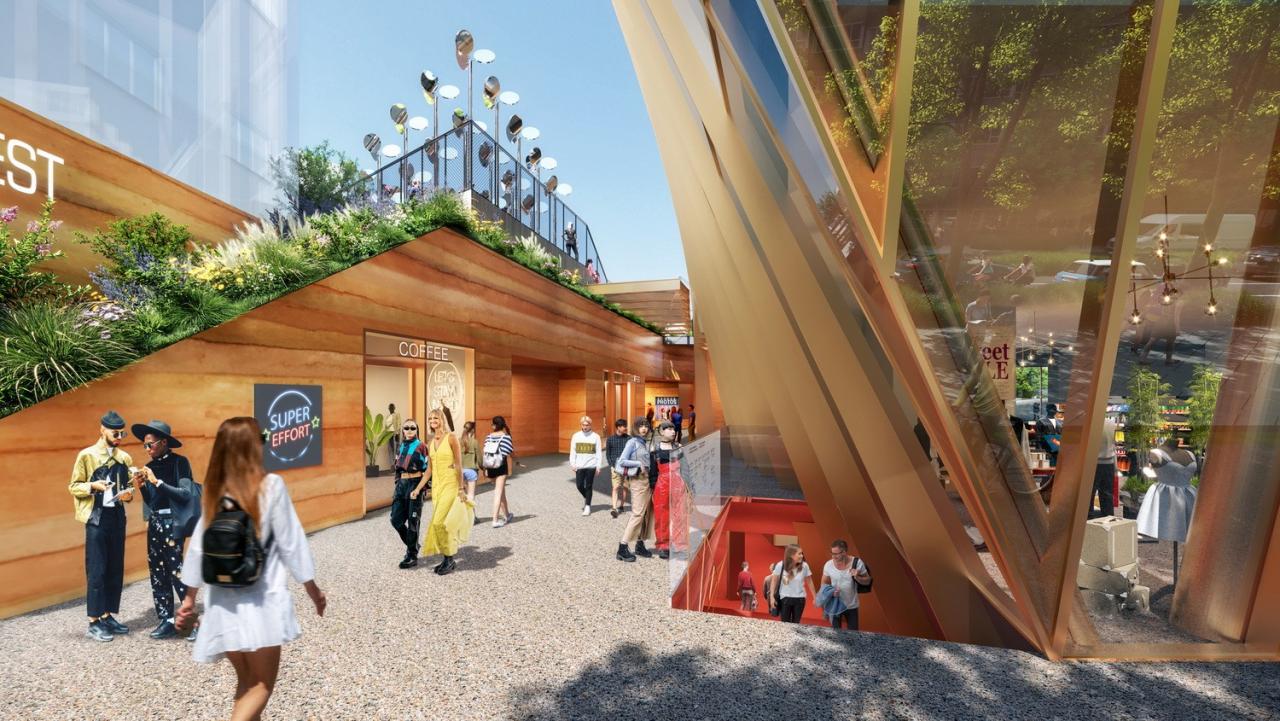 BIM建筑|两面建筑：东京原宿 Harajuku Quest / OMA