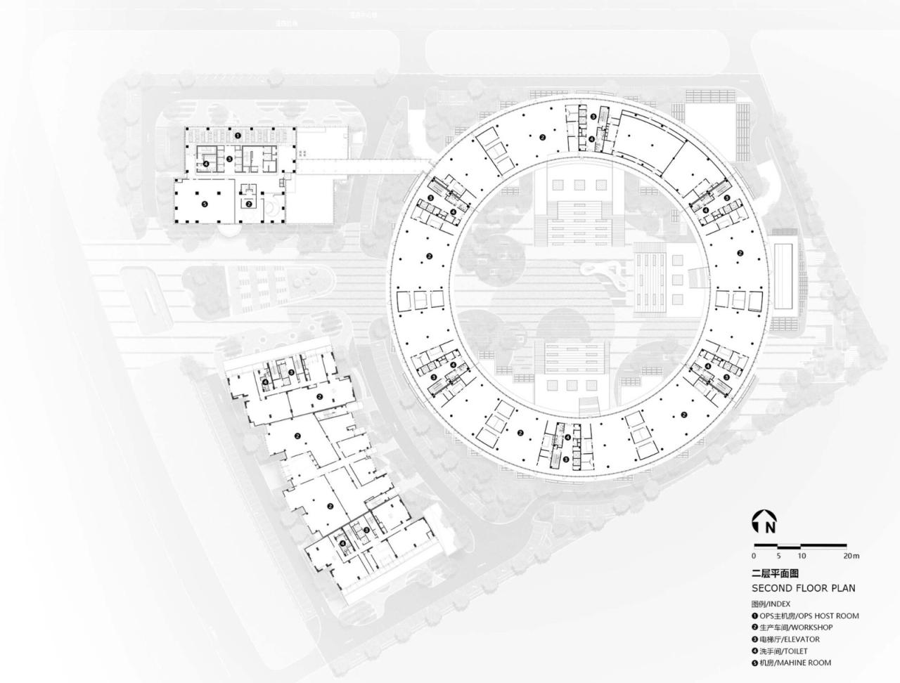 BIM建筑|奇虎360天津创业平台 / 筑土国际