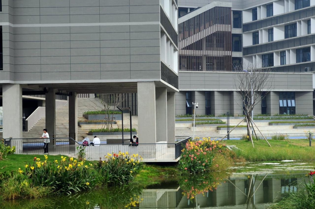 BIM建筑|行山乐水书自华：长江艺术工程职业学院3#教学实训楼 / 湖北建艺风工程设计有限公司