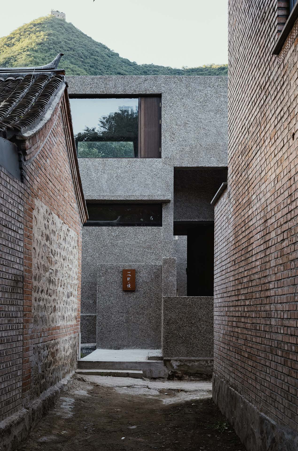 BIM建筑|一山间慢院：长城下的桥 / 叙事空间建筑事务所