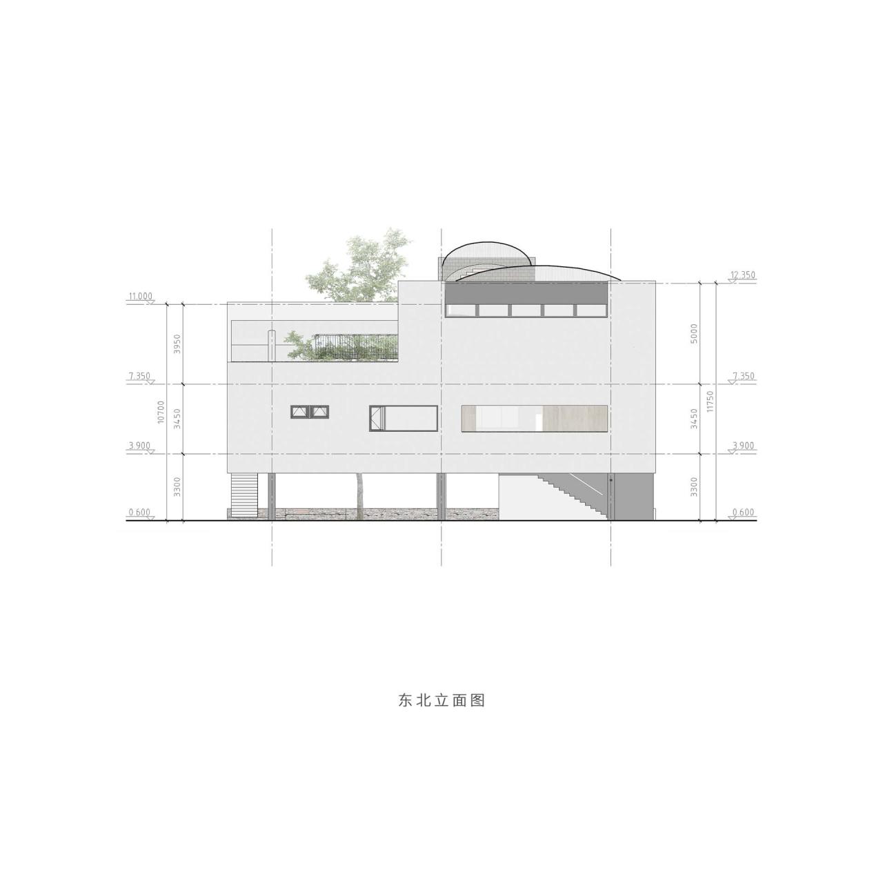 BIM建筑|八坼学镇会客厅 / 得当设计