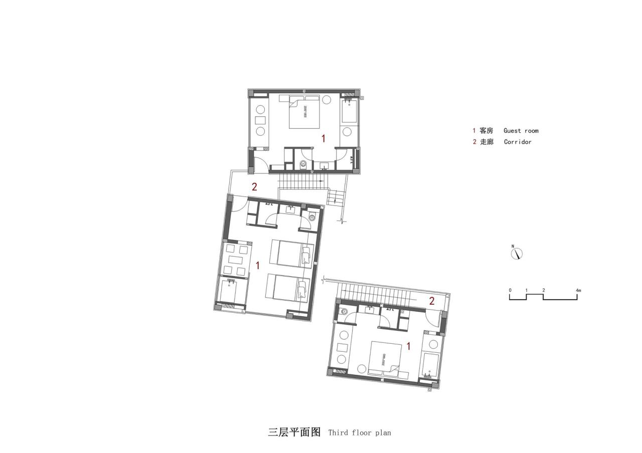 BIM建筑|青骊民宿 / HEI 建筑设计工作室