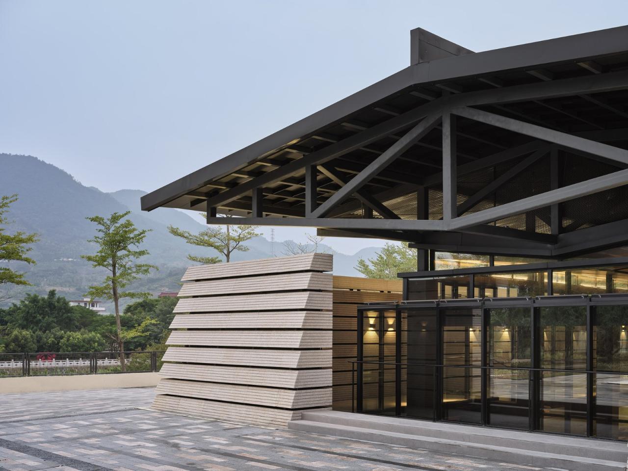 BIM建筑|永春侨新红粬醋观光工厂 / 渤岳建筑设计