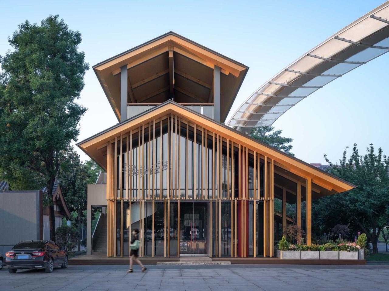 BIM建筑|曲江旅游观光轻轨站点改造提升 / 上海秉仁建筑师事务所