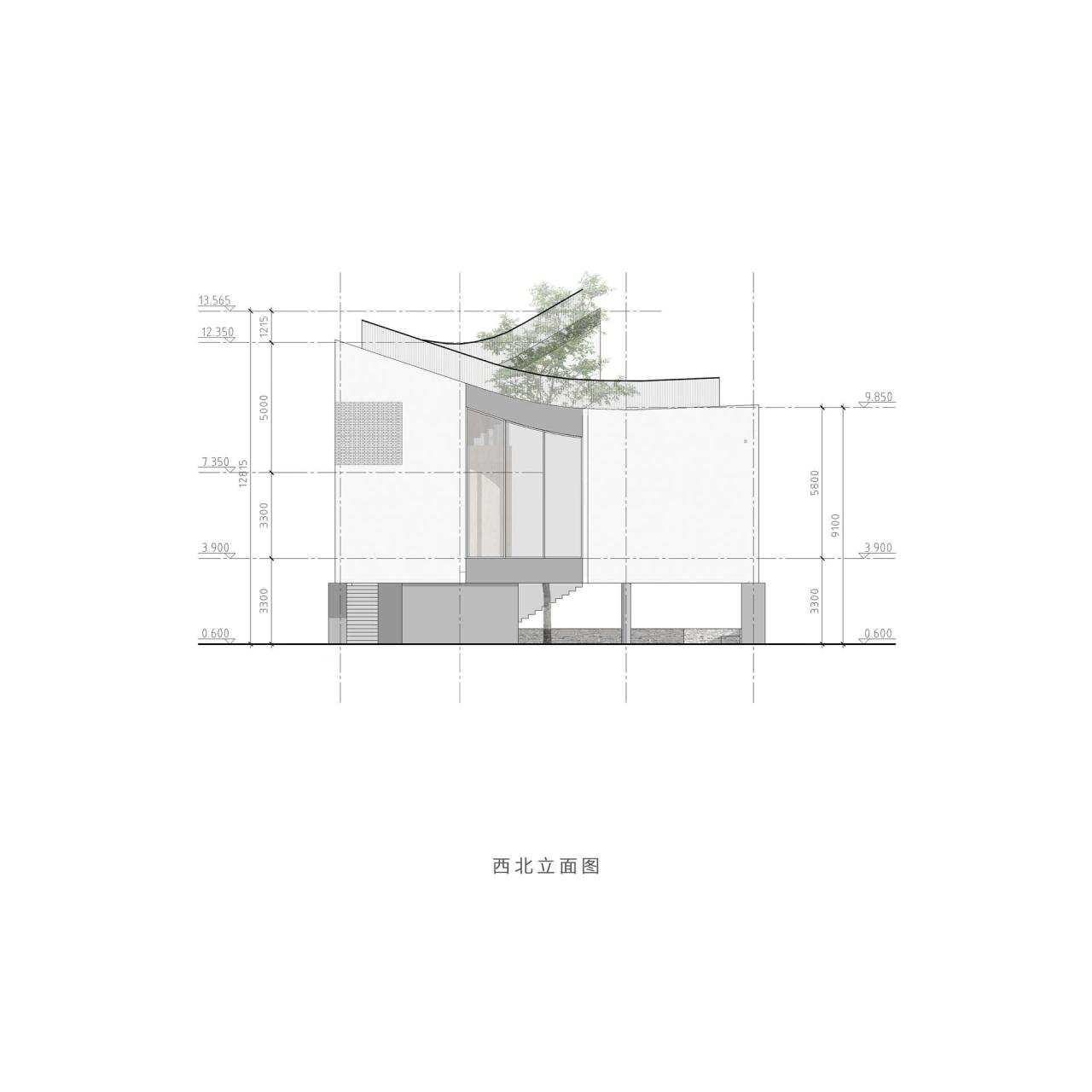 BIM建筑|八坼学镇会客厅 / 得当设计