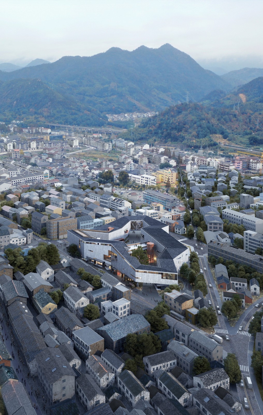 BIM建筑|浙江丽水古堰画乡艺术中心破土动工 / 孟凡浩-line+建筑事务所