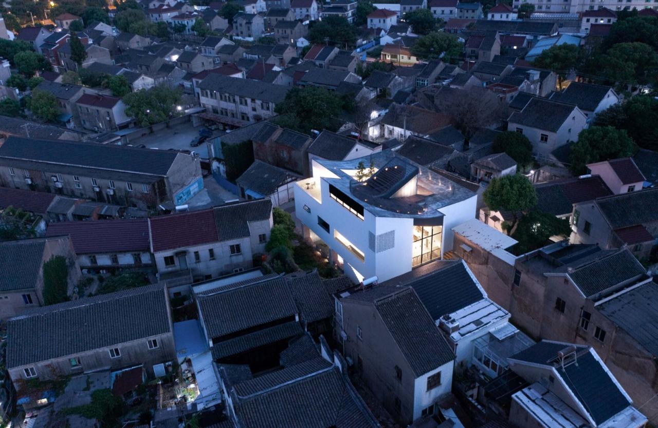 BIM建筑|八坼学镇会客厅 / 得当设计