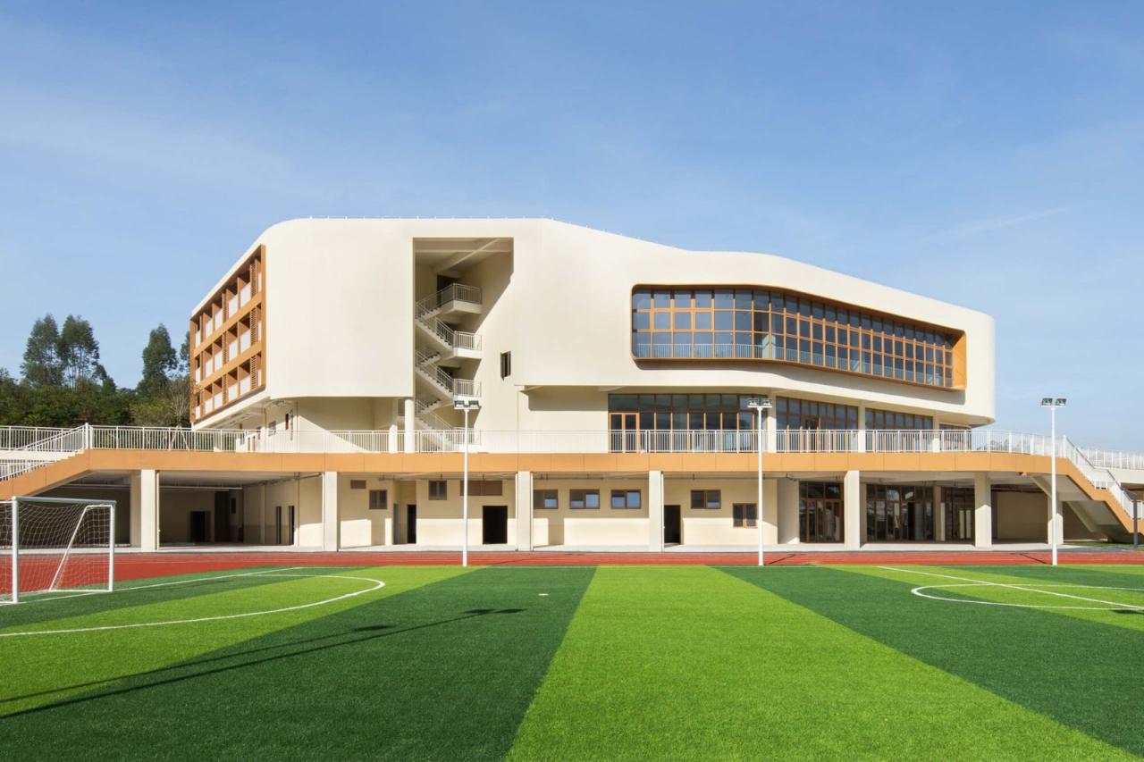 BIM建筑|惠阳沙田镇第二小学 / 墨泰建筑 + 博意建筑