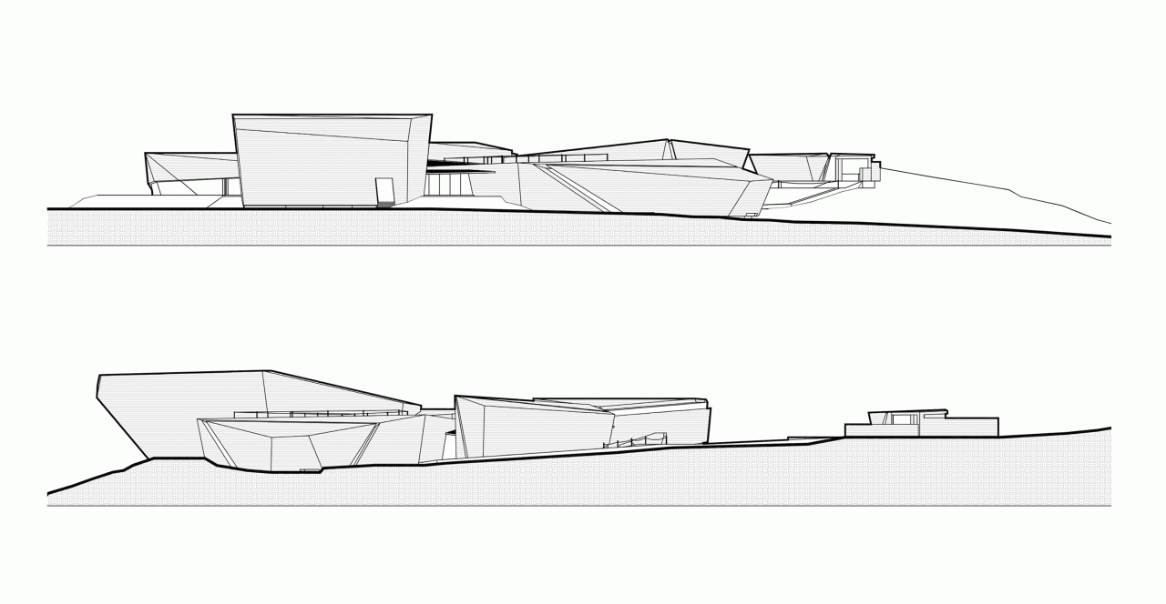 BIM建筑|红色石阵，云南东风韵艺术中心 / 孟凡浩