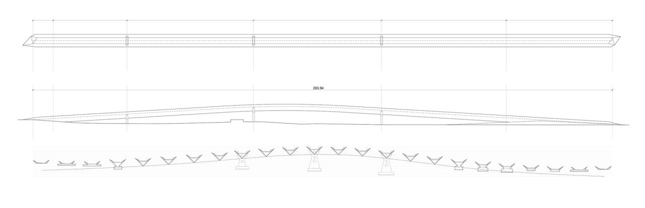 BIM建筑|飘起的人行桥，Onda Atlántica 桥 / Onda Arquitectura