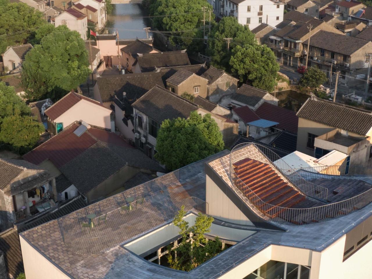 BIM建筑|八坼学镇会客厅 / 得当设计