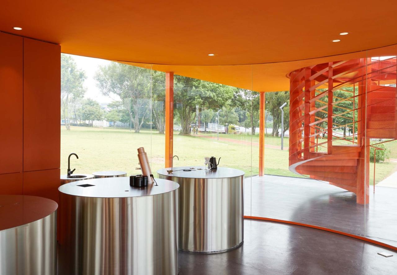 BIM建筑|深圳坪山中心公园大草坪城市书房 / 厘米制造