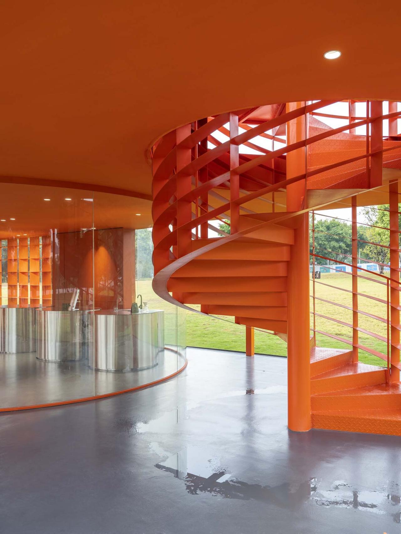 BIM建筑|深圳坪山中心公园大草坪城市书房 / 厘米制造