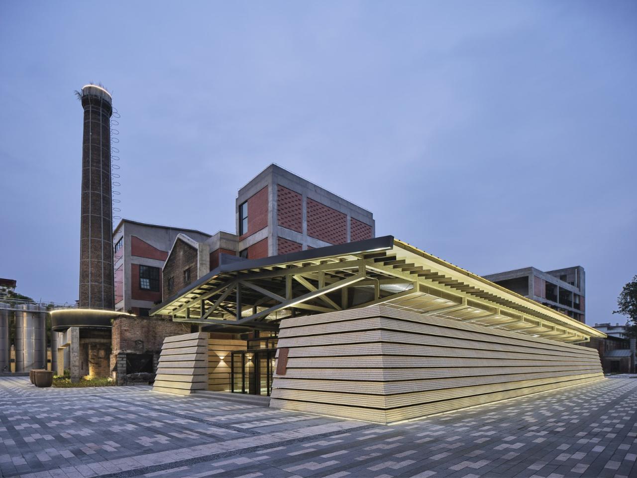 BIM建筑|永春侨新红粬醋观光工厂 / 渤岳建筑设计