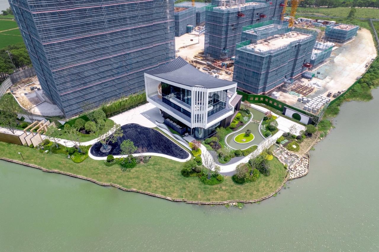 BIM建筑|长三角科大亨芯研究院：在长三角“原点”打造江南水乡式特色产业园 / 三益建筑