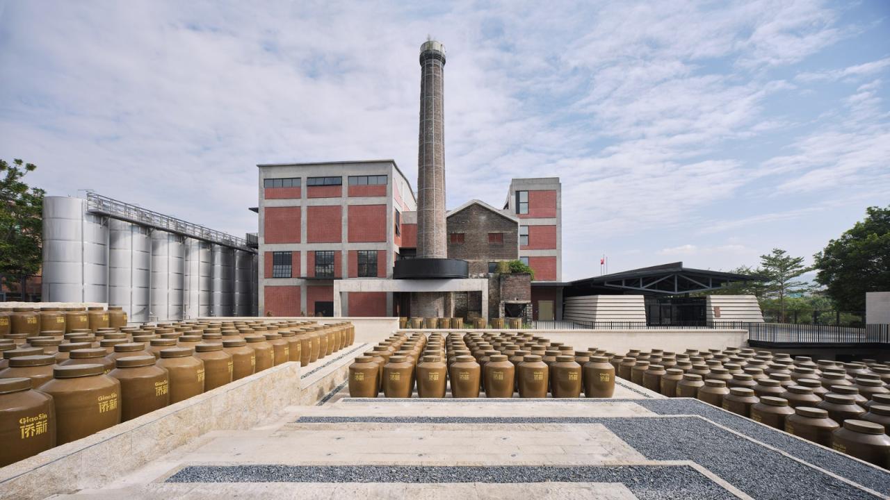 BIM建筑|永春侨新红粬醋观光工厂 / 渤岳建筑设计