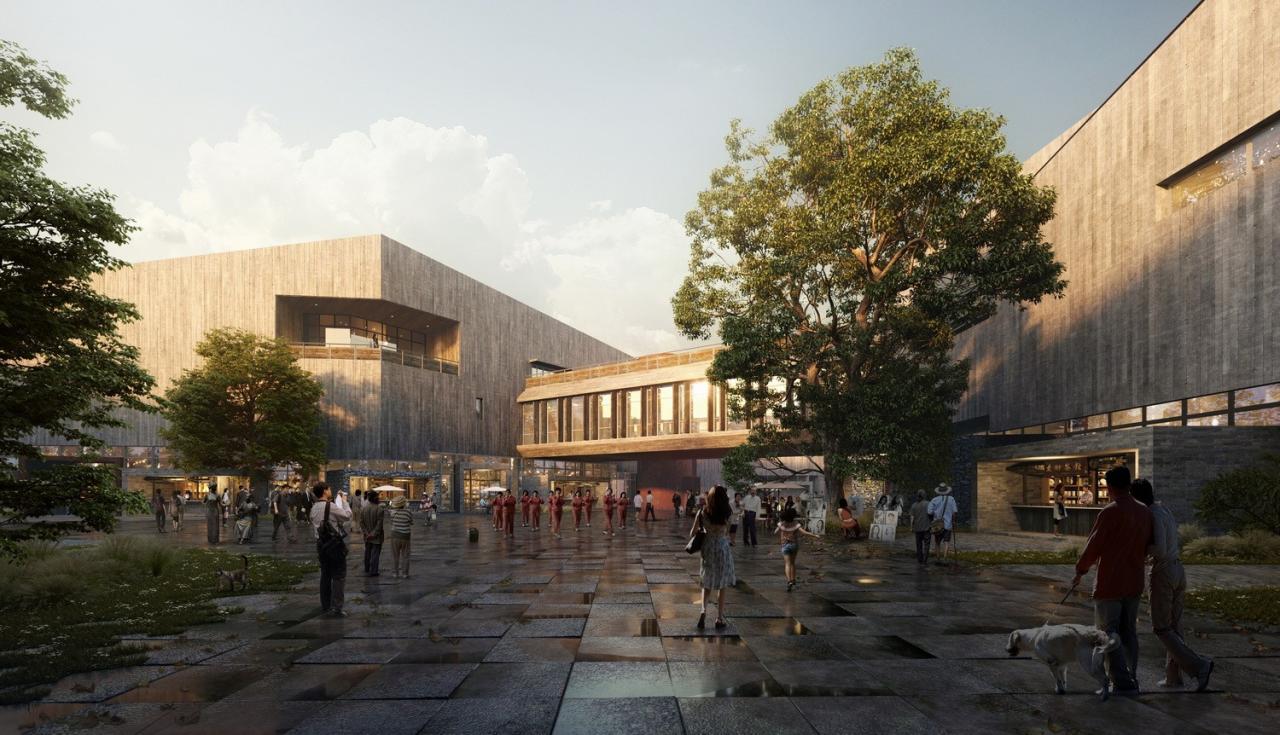 BIM建筑|浙江丽水古堰画乡艺术中心破土动工 / 孟凡浩-line+建筑事务所