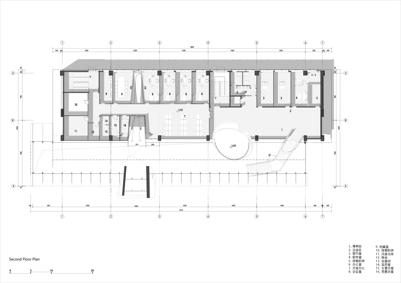 BIM建筑|西安泾河新城崇文郎樾展示中心 / aoe事建组