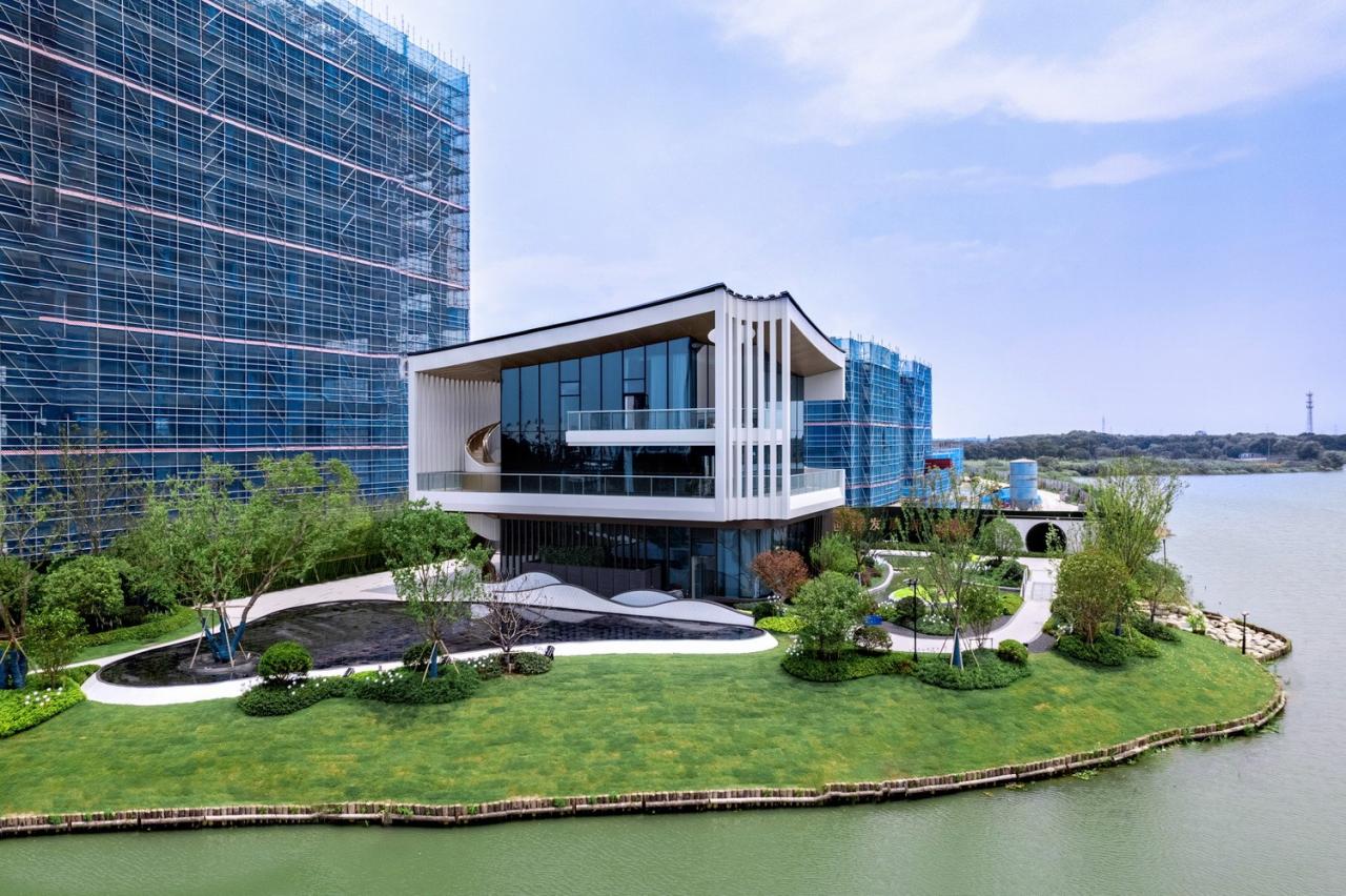 BIM建筑|长三角科大亨芯研究院：在长三角“原点”打造江南水乡式特色产业园 / 三益建筑