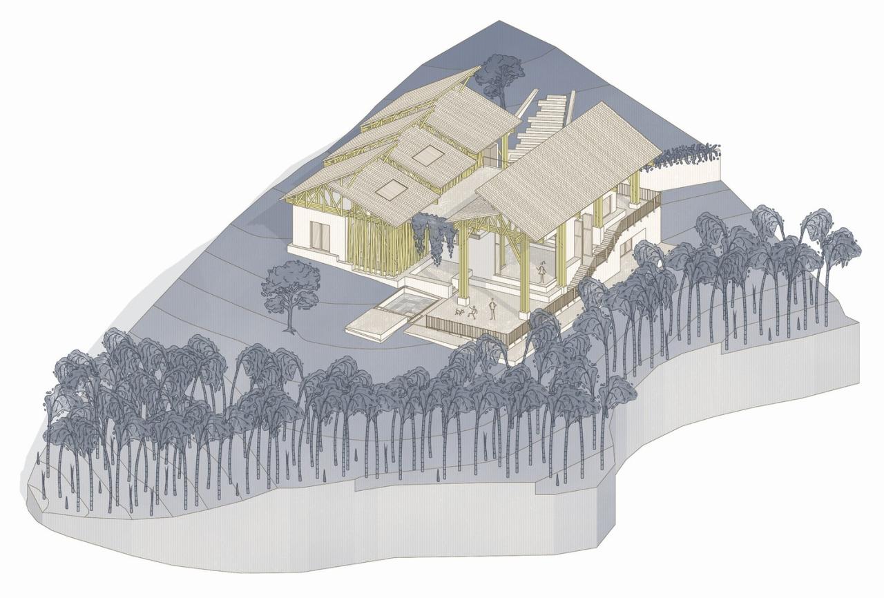 BIM建筑|竹林‘环绕’，Milguaduas 住宅 / ritmo arquitectos