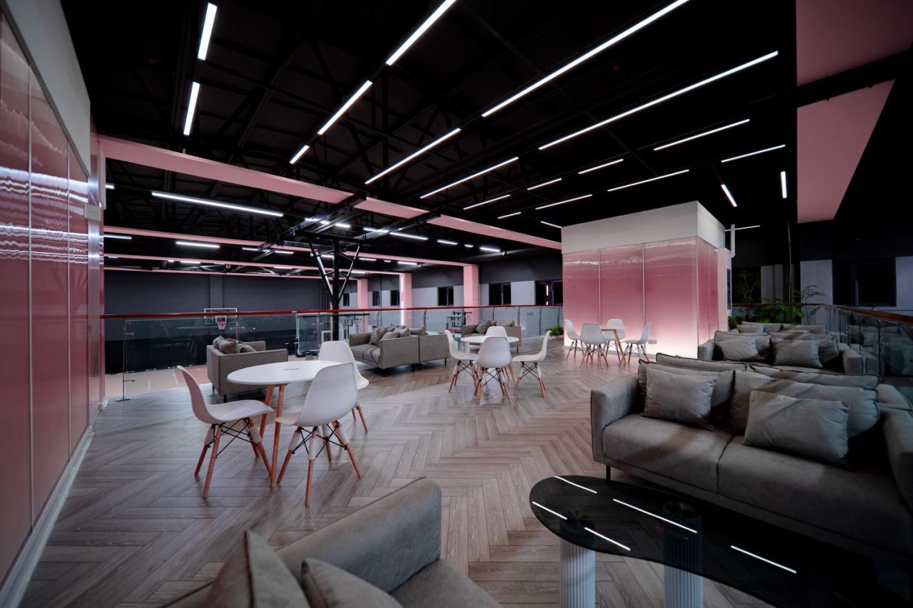 BIM建筑|少女心篮球馆：元素体育篮球馆橄榄树店 ，昆明 / 平介设计