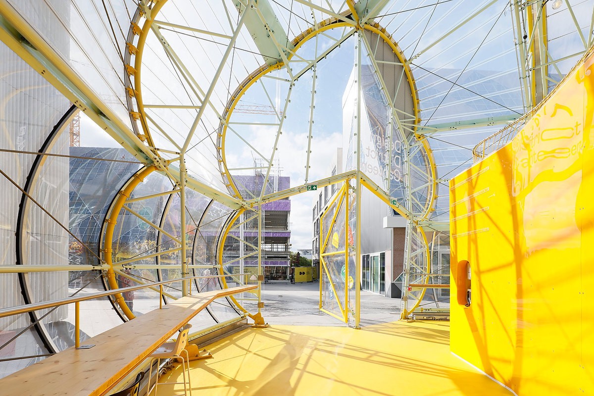 BIM建筑|设计街区食堂 / Selgascano