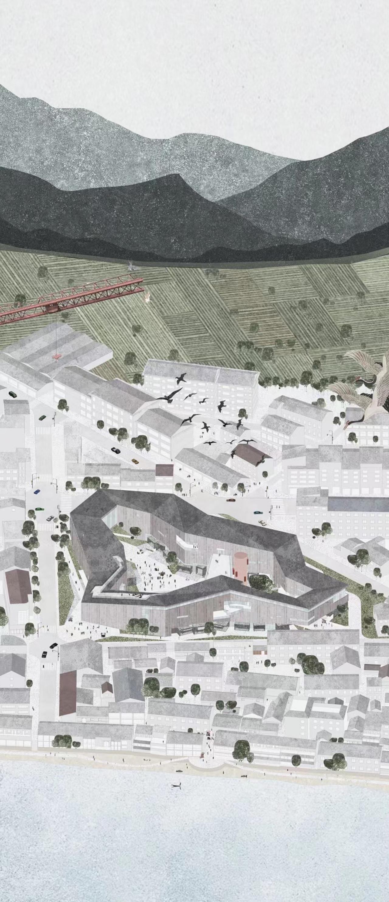 BIM建筑|浙江丽水古堰画乡艺术中心破土动工 / 孟凡浩-line+建筑事务所