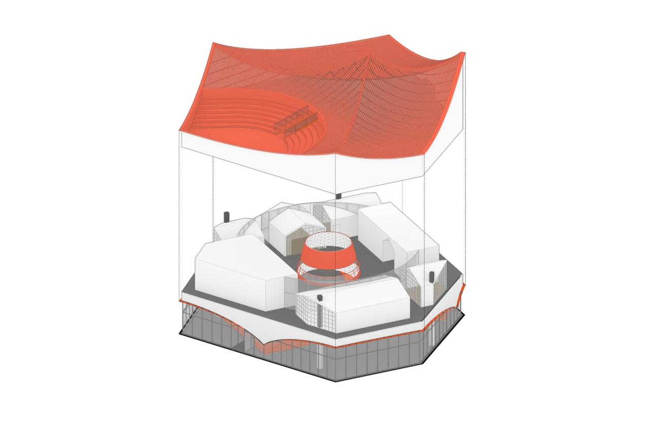 BIM建筑|飞翔的红山 / Wutopia Lab