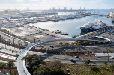 BIM建筑|飘起的人行桥，Onda Atlántica 桥 / Onda Arquitectura-BIM建筑网