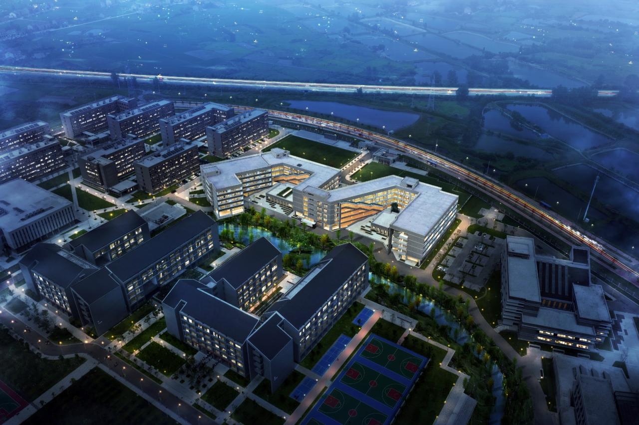 BIM建筑|行山乐水书自华：长江艺术工程职业学院3#教学实训楼 / 湖北建艺风工程设计有限公司