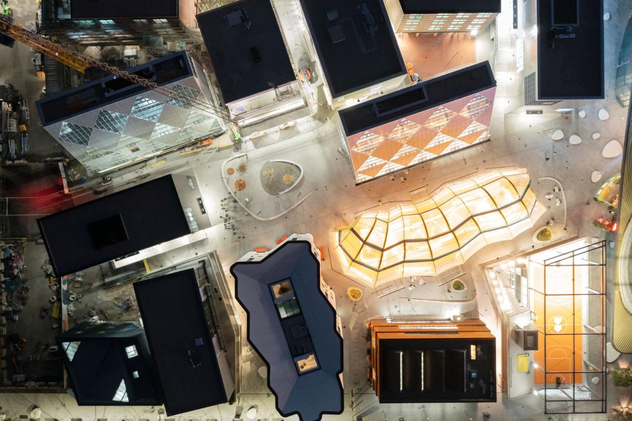 BIM建筑|设计街区食堂 / Selgascano