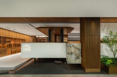 BIM建筑|一种材料与当代建构的情绪平衡：本木展厅 / 蜂鸟设计-BIM建筑网