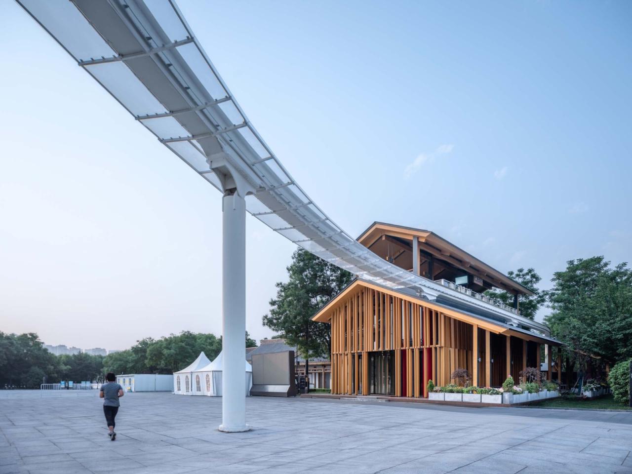 BIM建筑|曲江旅游观光轻轨站点改造提升 / 上海秉仁建筑师事务所