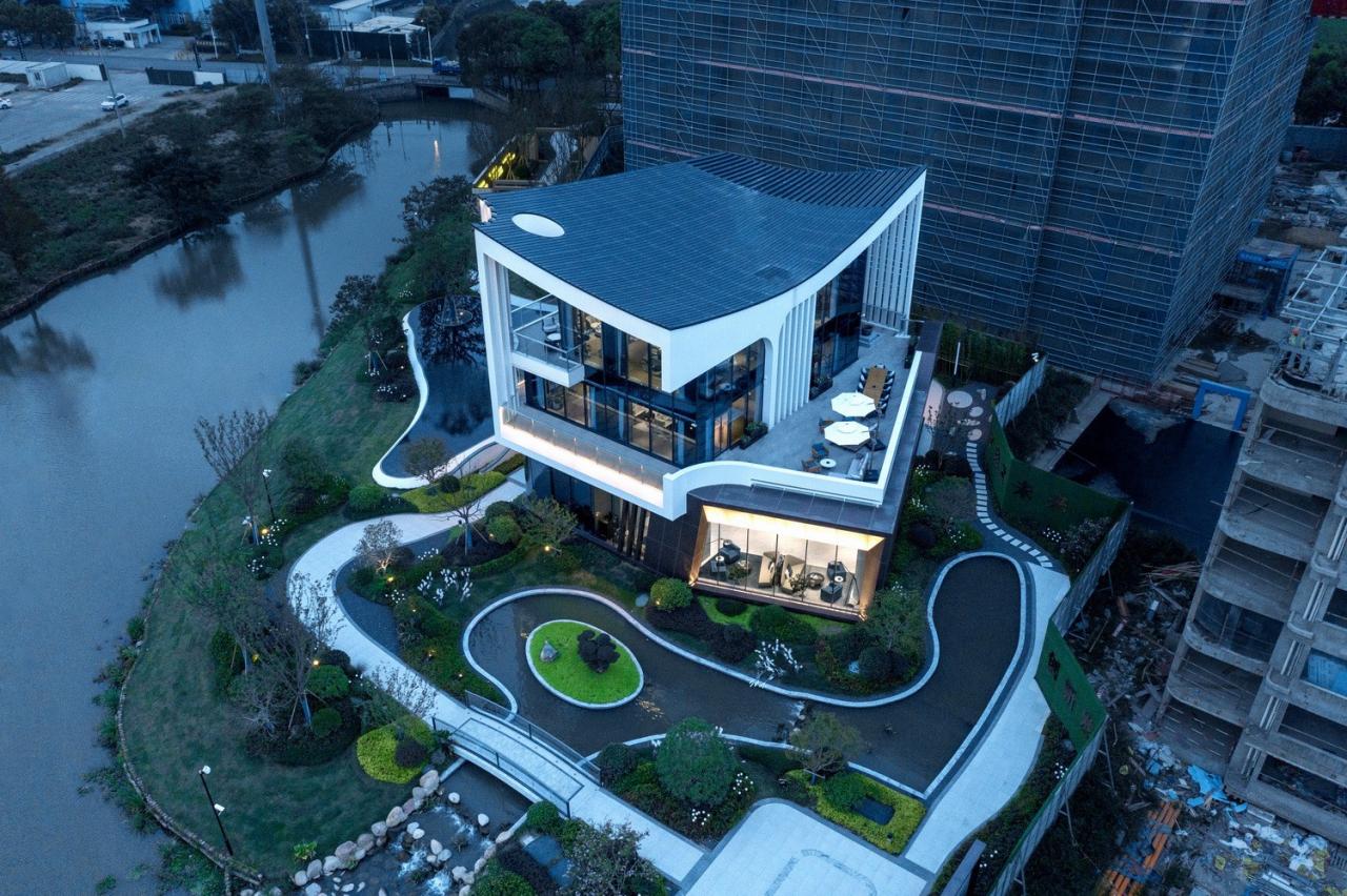 BIM建筑|长三角科大亨芯研究院：在长三角“原点”打造江南水乡式特色产业园 / 三益建筑