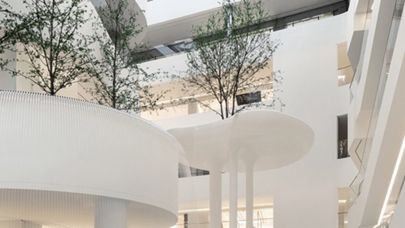 BIM建筑|布尔迪菲莱克在首尔购物中心创造“禅宗般的氛围”