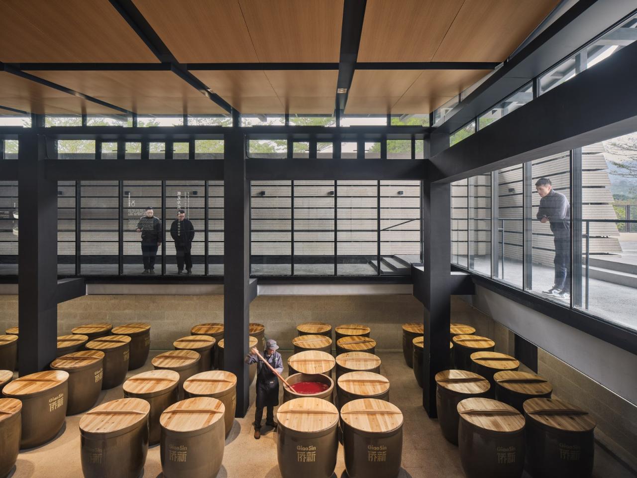 BIM建筑|永春侨新红粬醋观光工厂 / 渤岳建筑设计