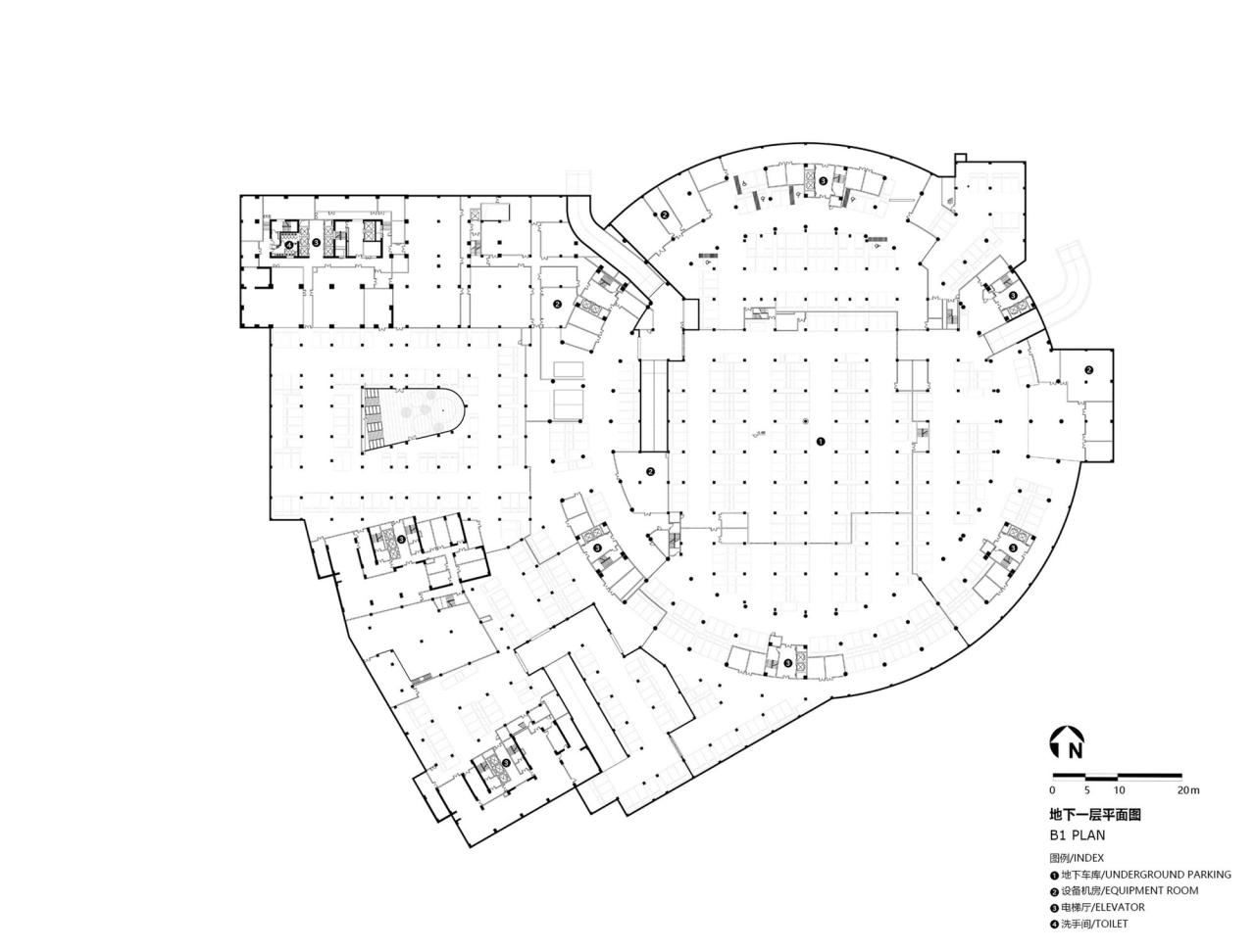 BIM建筑|奇虎360天津创业平台 / 筑土国际