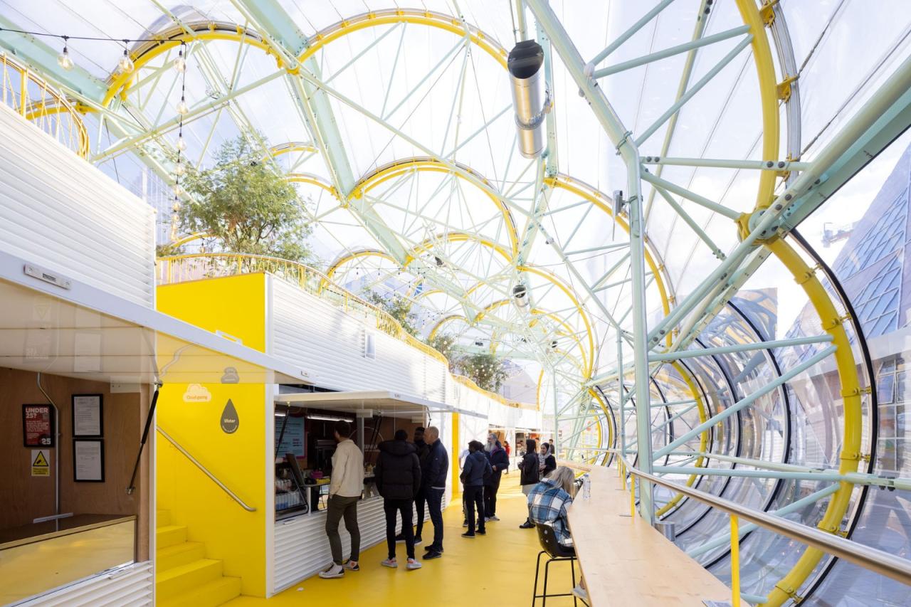 BIM建筑|设计街区食堂 / Selgascano