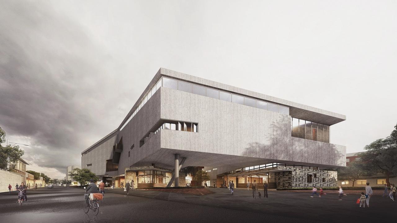 BIM建筑|浙江丽水古堰画乡艺术中心破土动工 / 孟凡浩-line+建筑事务所