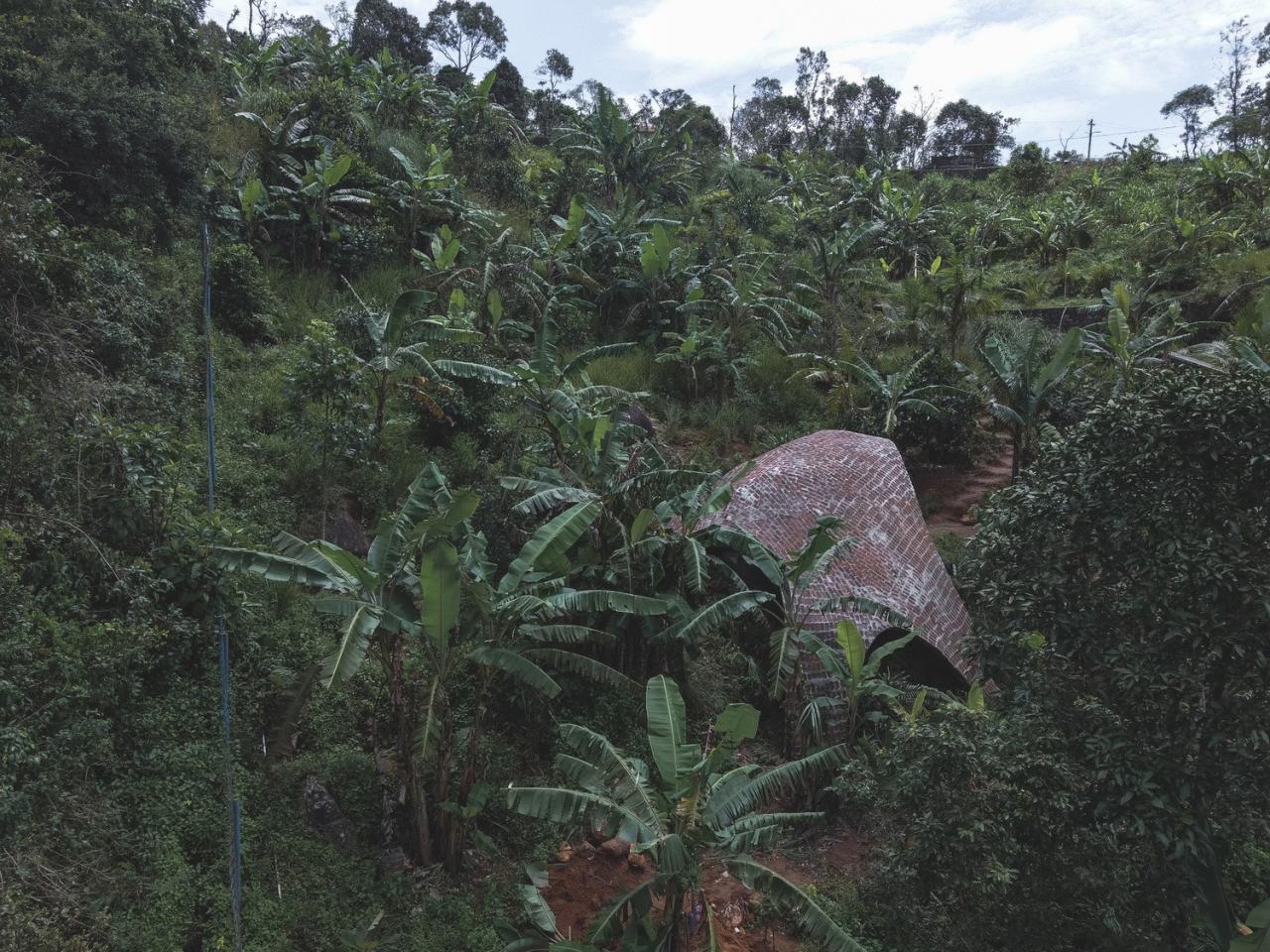 BIM建筑|薄壳拱顶结构牛棚 / Rnd Earth