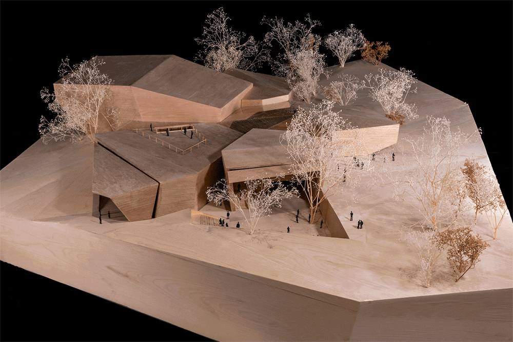 BIM建筑|红色石阵，云南东风韵艺术中心 / 孟凡浩