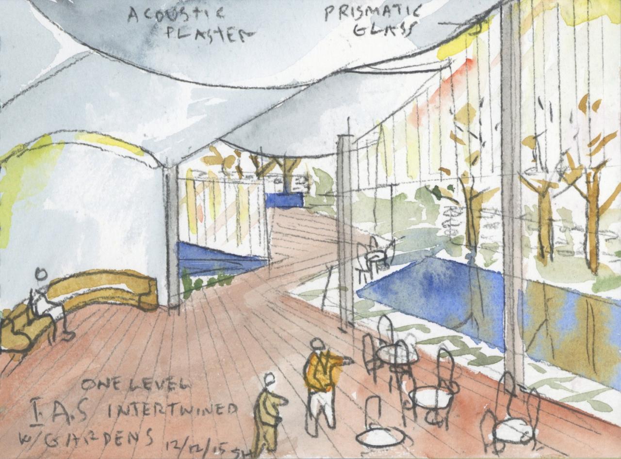 BIM建筑|普林斯顿高等研究院鲁宾斯坦公共活动室 / 斯蒂文·霍尔建筑事务所