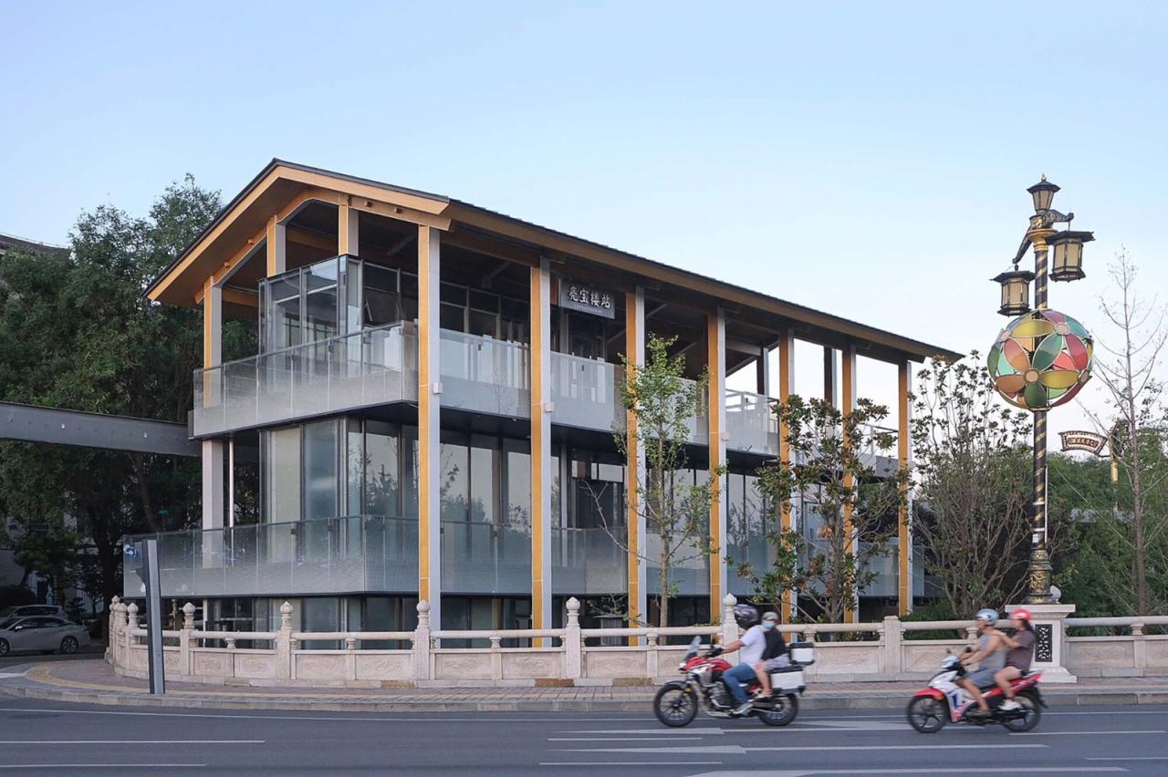 BIM建筑|曲江旅游观光轻轨站点改造提升 / 上海秉仁建筑师事务所