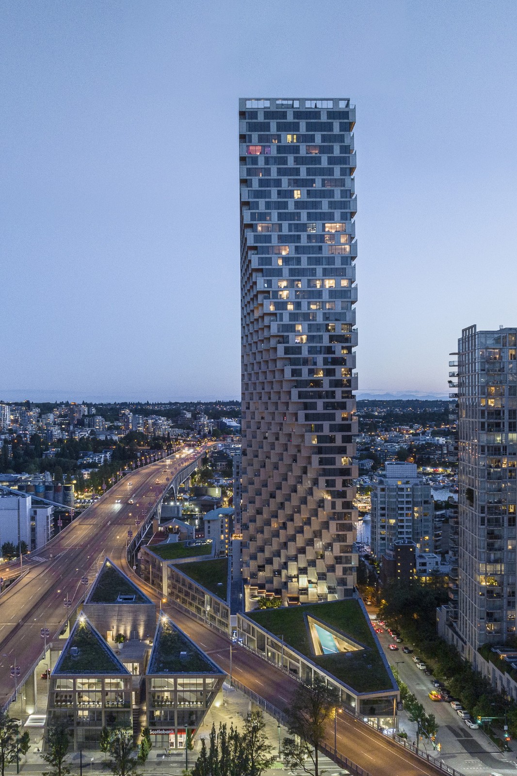 BIM建筑|BIG 两个新作：温哥华之家和泰勒斯大楼，重力和失重摩天楼