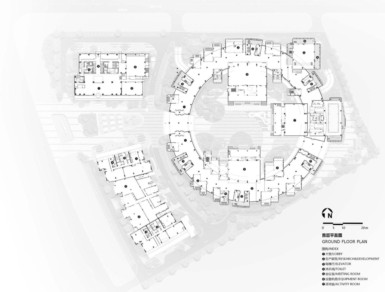 BIM建筑|奇虎360天津创业平台 / 筑土国际