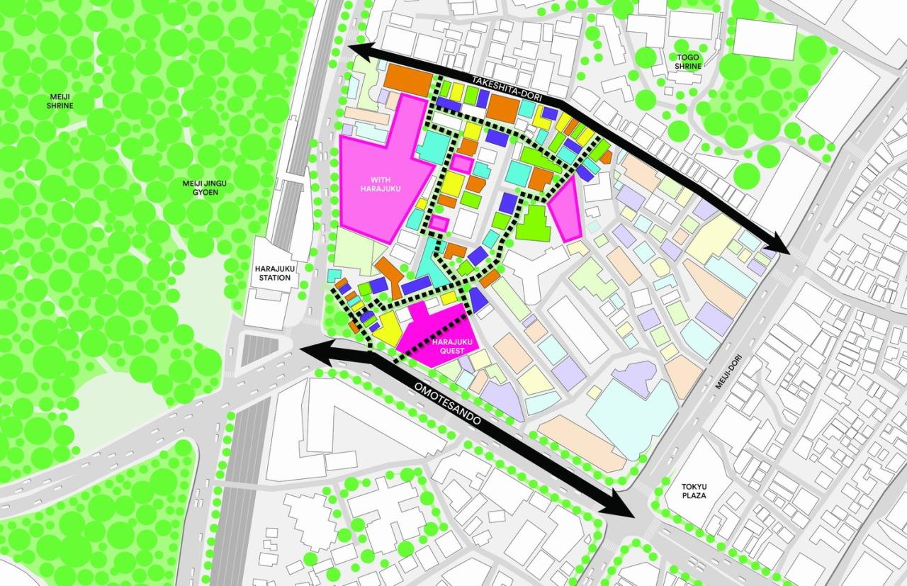BIM建筑|两面建筑：东京原宿 Harajuku Quest / OMA
